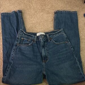 Abercrombie The Anke Straight Ultra High Rise Jean